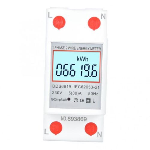 DDS6619 Din Rail Energy Meter Multi-Function Power Meter Sin