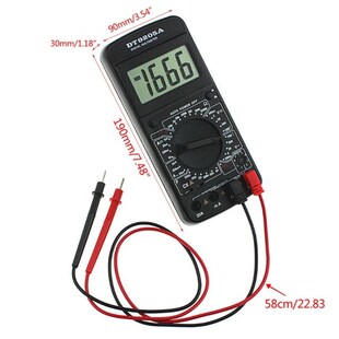DT9205A Digital Multimeter AC/DC Voltmeter Ammeter Resistanc