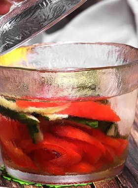 Thicken Transparent Glass Pickle Jar Bottle Cabbage Storage