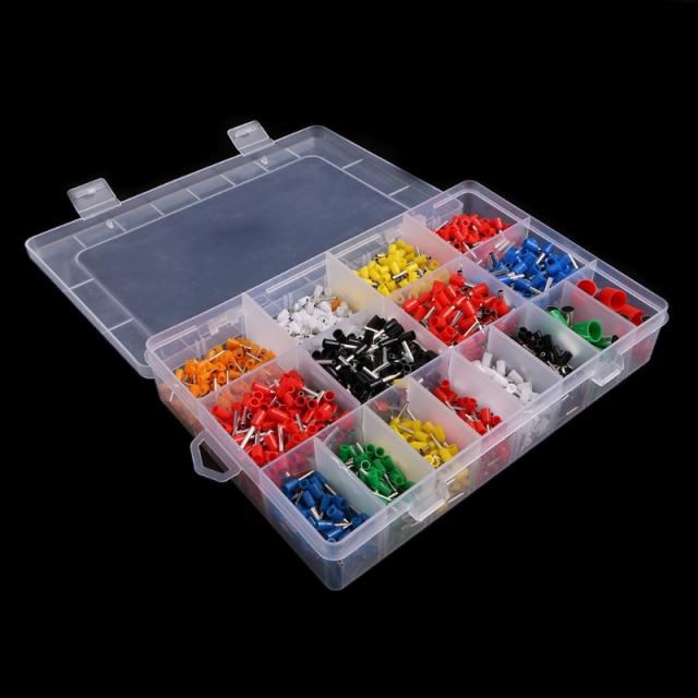 2120Pcs/Set Insulated Cord Pin End Terminal Bootlace Ferrule