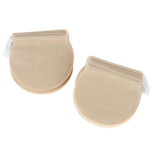 100Pcs 6cm/7cm Round Tea Bags Empty Filter Paper Teabags Wit