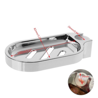 Wall Mounted ABS Soap Box Slide Bar Soap Dish Holder Replace