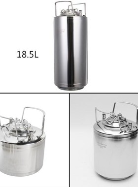 6/10/18.5L Stainless Steel Homebrew Growler Mini Keg Beer Gr