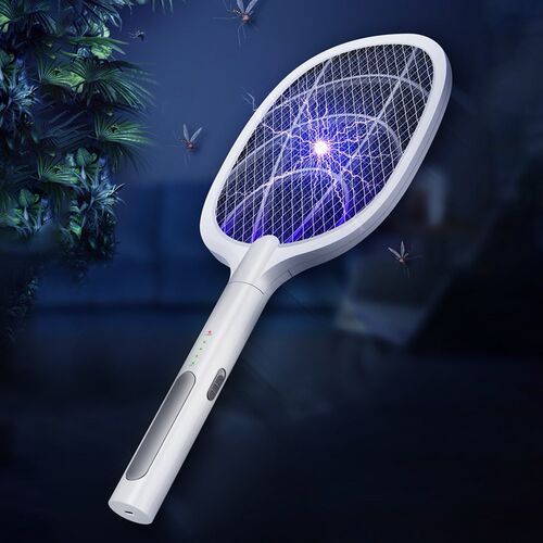 Electric Insect Racket Mosquito Swatter USB Rechargeable Hom