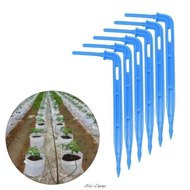 20pcs Curved Arrow Dripper Drip Emitter 3/5 Hose Micro Drip