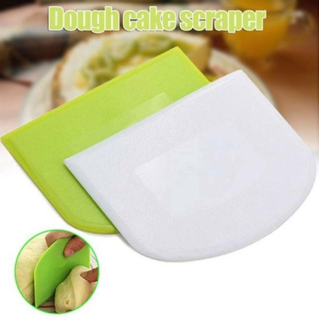 pp plastic scraper baking appliance mesh cake cream scraping