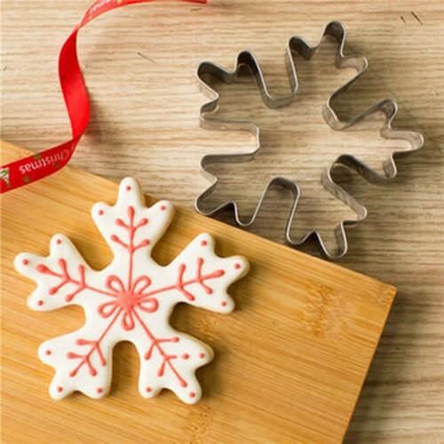 Snowflake Stainless Steel Biscuit Pastry Cookie Cutter Cake
