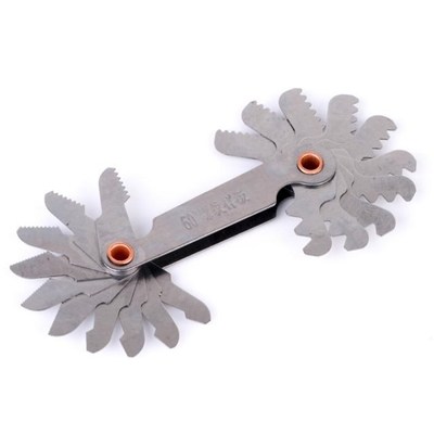 Dual Head 60 Degree Screw Thread Pitch Cutting Gauge Blades