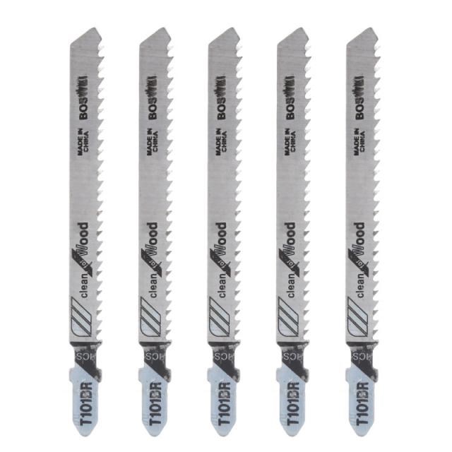 5Pcs T101BR HCS 100mm Jigsaw Blades 适用于 Wood Laminated Bo