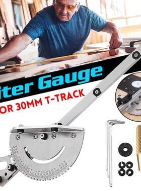 Drillpro Upgraded 0~90 ° Miter Gauge Copper Handle Table Sa