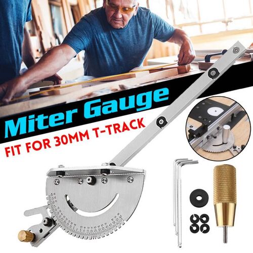Drillpro Upgraded 0~90 ° Miter Gauge Copper Handle Table Sa