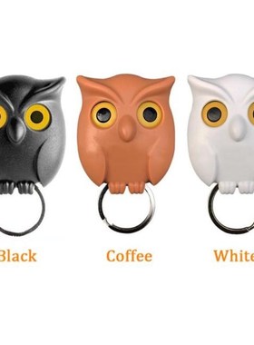 1PC Owl Magnetic Wall Key Holder Keychain Wall Hook Durable