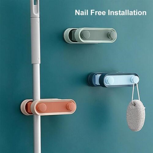 Wall Mounted Mop Organizer Holder Brush Broom Hanger Home St