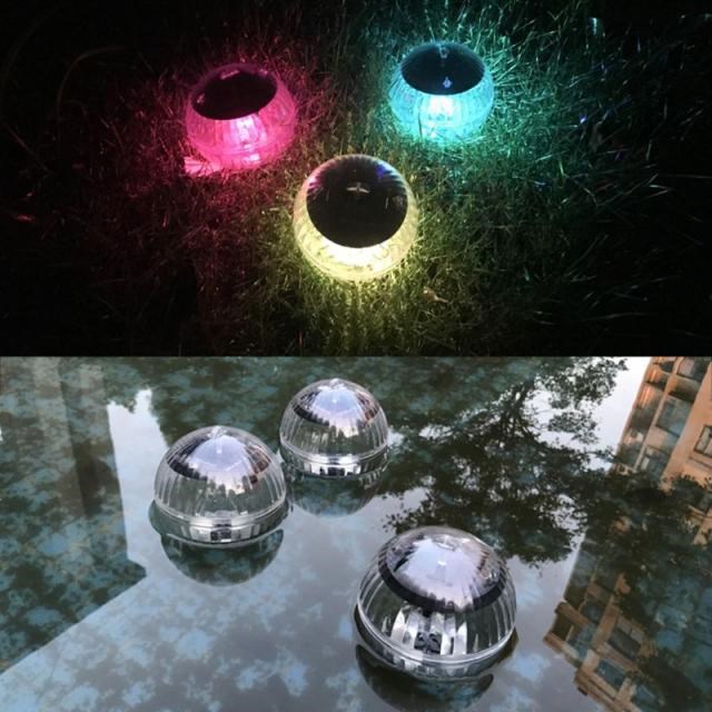Solar Color Changing LED Floating Ball Lights Swiming Pool P