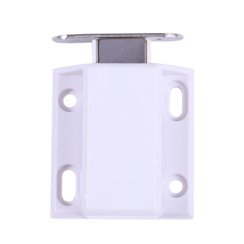 White Push To Open Magnetic Door Drawer Cabinet Catch Touch