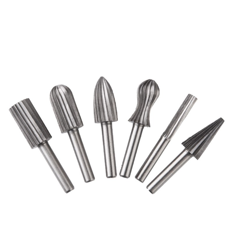 7XEA 6 Pcs Rotary File Set Milling Cutter Electric Grinding