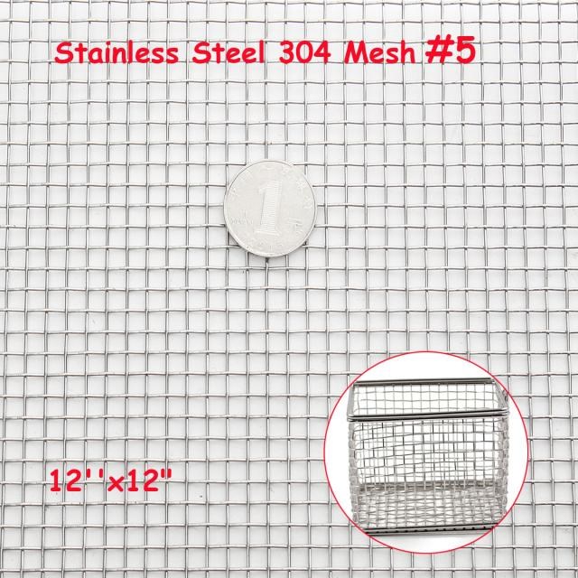 30x30cm Woven Wire 304 Stainless Steel Filtration Grill Shee