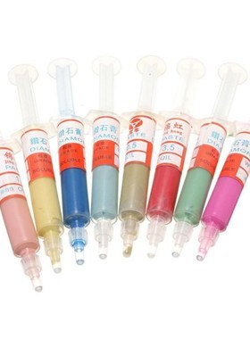 8pcs Diamond Polishing Lapping Paste Compound Syringes Set 5