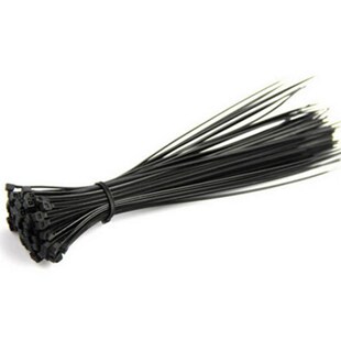 Hot 100 Pcs 100mm Electrical Cable Tie Wrap Nylon Fastening