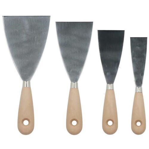 4Pcs Foodservice Scraper Slant Edge Stainless Steel Slant Gr