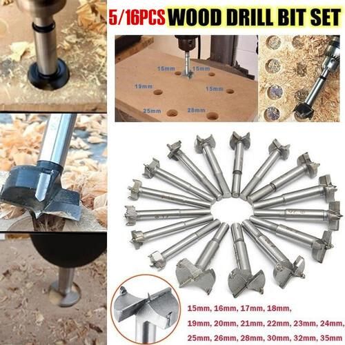 5/16pcs Cemented Carbide Forstner Drill Bits Set Woodworking