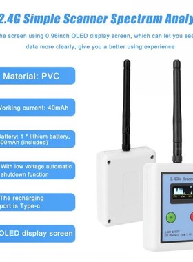 Digital 2.4G Simple Scanner Spectrum Analyzer nRF24L01+ Modu