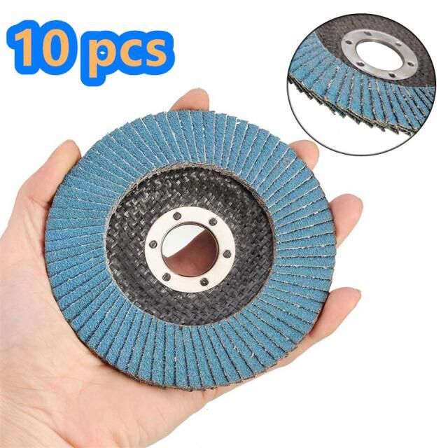 10PCs 40/60/80/120Grit Sanding Discs Metal Plastic Wood Abra图片