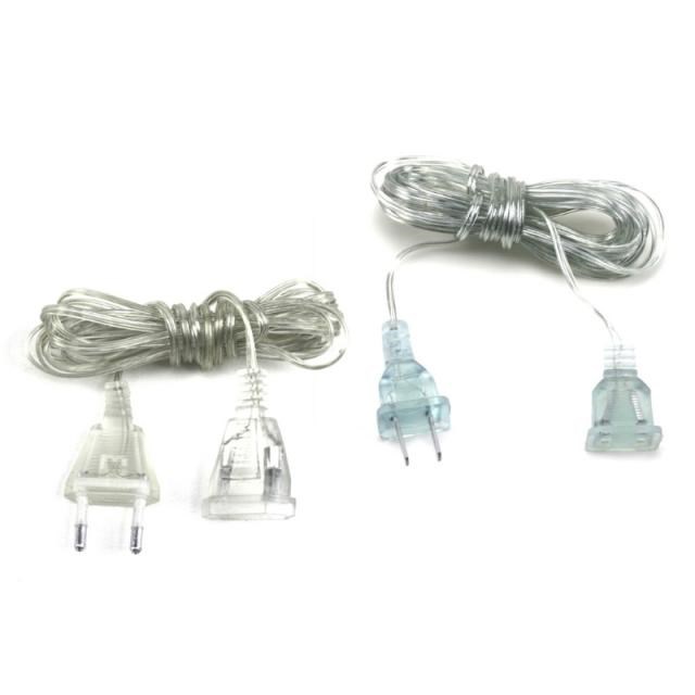 New Year 5M LED Curtain String Lights Icicle Garland Droop F