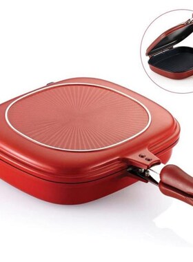 Multipurpose Double Pan Jumbo Grill Cookware Nonstick Doubl