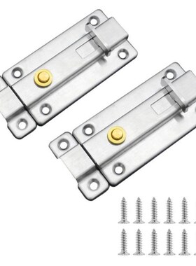 Surface Mounted Door Latches Slide Bolt Stainless Steel Dura