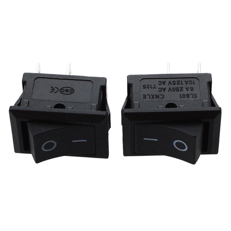 2 Pcs Auto Car AC 6A/250V 10A/125V 2 Pin 2 Position ON/OFF R