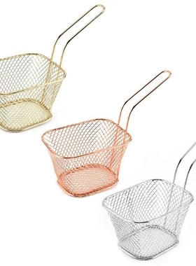 Stainless Steel Metal Basket French Fries Basket Mini Frying