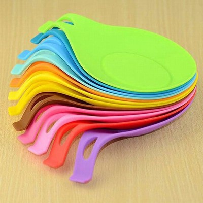 Soft Silicone Spoon Insulation Mat Silicone Heat Resistant P
