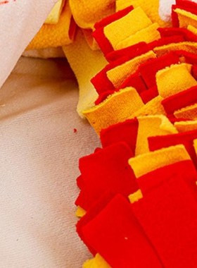 Pizza Shape Washable Pet Snuffle Feeding Mat Dog Puzzle Toys