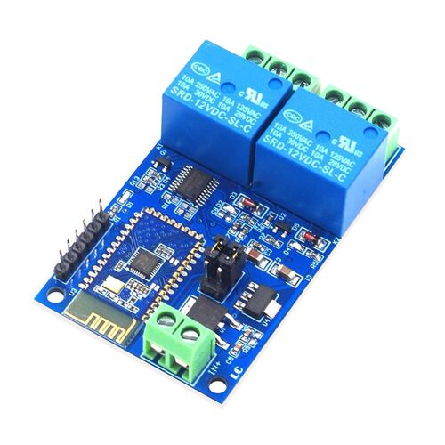 Relay Turn On Off Switch Module 12V Dual Channel Bluetooth-c