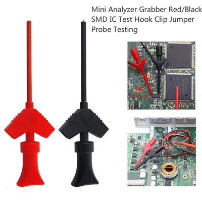 Mini Analyzer Grabber Test Probe SMD IC Test Hook Clip Jumpe