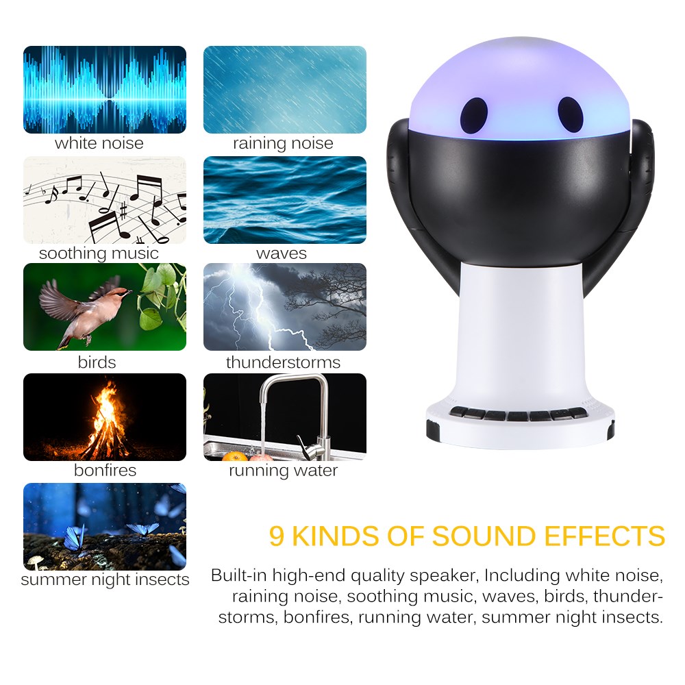 Machine USB Rechargeable Timed Shutdown Sleep Sound Remote p