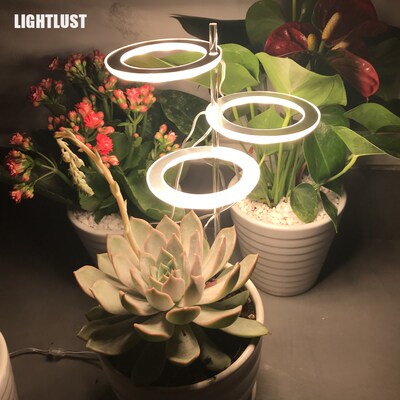 Angel Three Ring Grow Light DC5V USB Phytolamp For Plants Le
