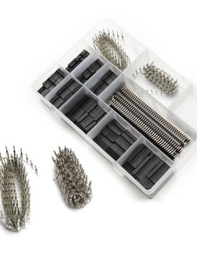 670pcs/set Dupont Connectors 2.54mm Male Female Jumper Heade