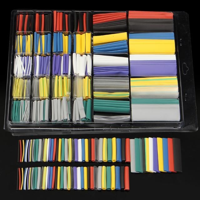 500/530Pcs Heat Shrink Tubing Insulation Shrinkable Tube Ele