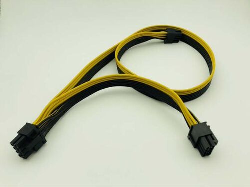 8Pin to 8Pin(6+2) Graphics Video Card Power Supply Cable Dua
