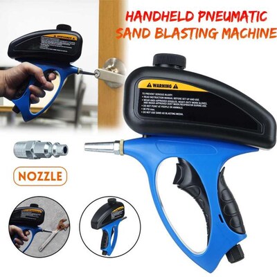 Portable 90psi Gravity Sandblasting Spray Guns Pneumatic San