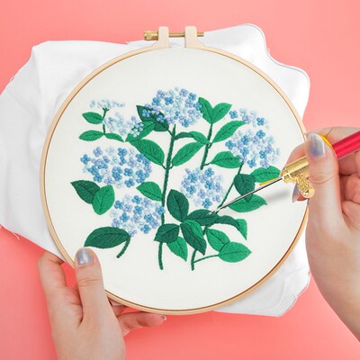 French Crochet Embroidery Hook Tambour Beading Hoop Needles