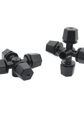 Garden Cross Atomized Nozzle 6  mm Interface Water Fog Green