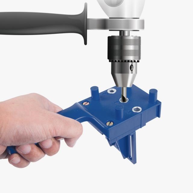 6/8/10mm Drill Bit Hole Puncher Quick Wood Doweling Jig ABS