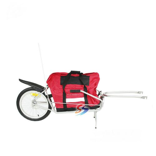 Single Wheel Bicycle Trailer With Bag, Can Load 66LB, Bike L
