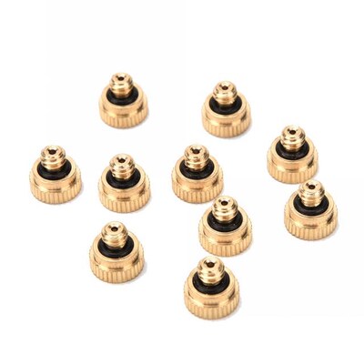 Threaded 0.3mm Brass Low Pressure Misting Fog Nozzle Misting