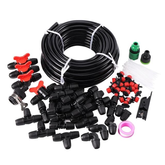 DIY Drip Irrigation System Adjustable Drippers Automatic Wat