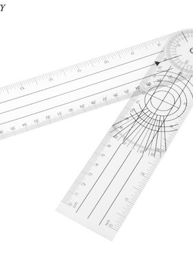 Userful Multi-Ruler 360 Degree Goniometer Angle Medical Spin