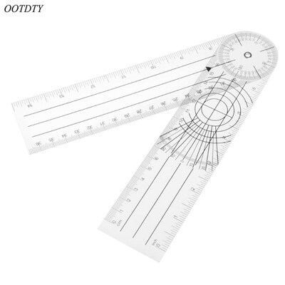 Userful Multi-Ruler 360 Degree Goniometer Angle Medical Spin
